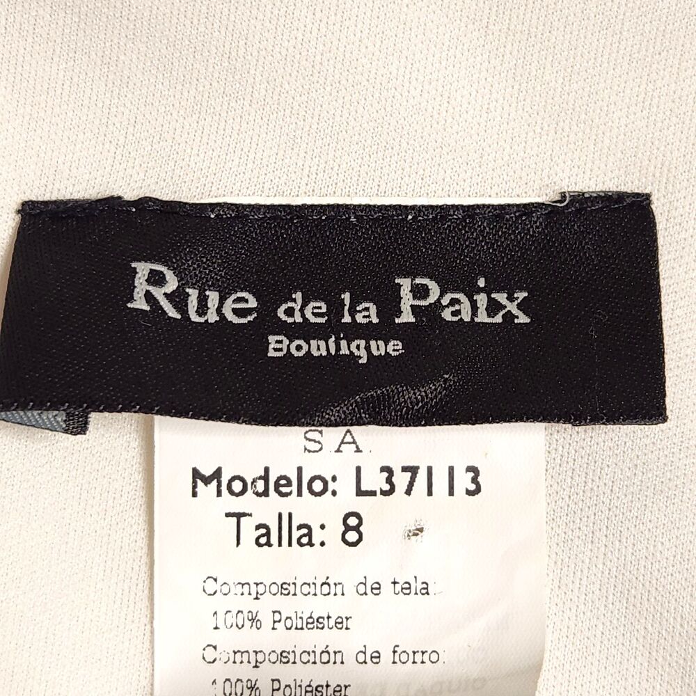 Rue de la Paix Boutique Poppy Floral Pleated A-Line Midi Dress Women's 8 Retro - Picture 7 of 11